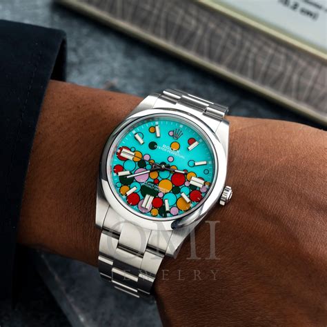 rolex oyster perpetual ref. 124300|rolex oyster perpetual celebration dial.